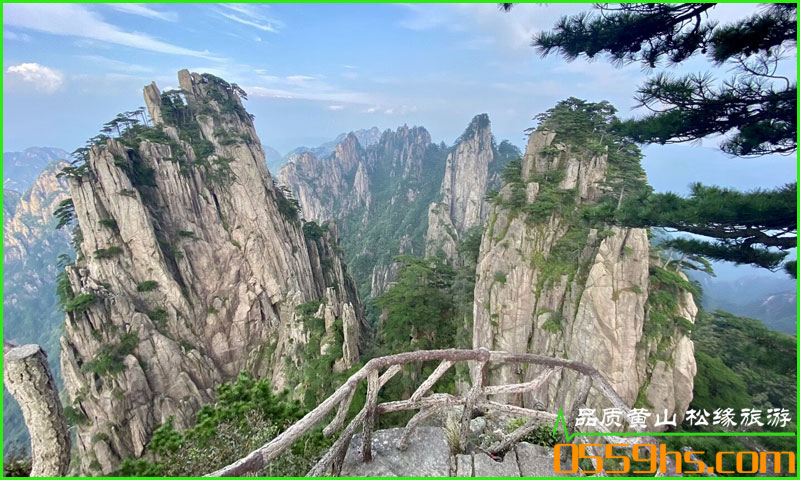 黃山西海大峽谷 圖示